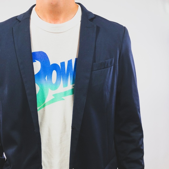 DIESEL J-Koca Navy Sportcoat Blazer Jacket 48 Euro - Picture 3 of 8